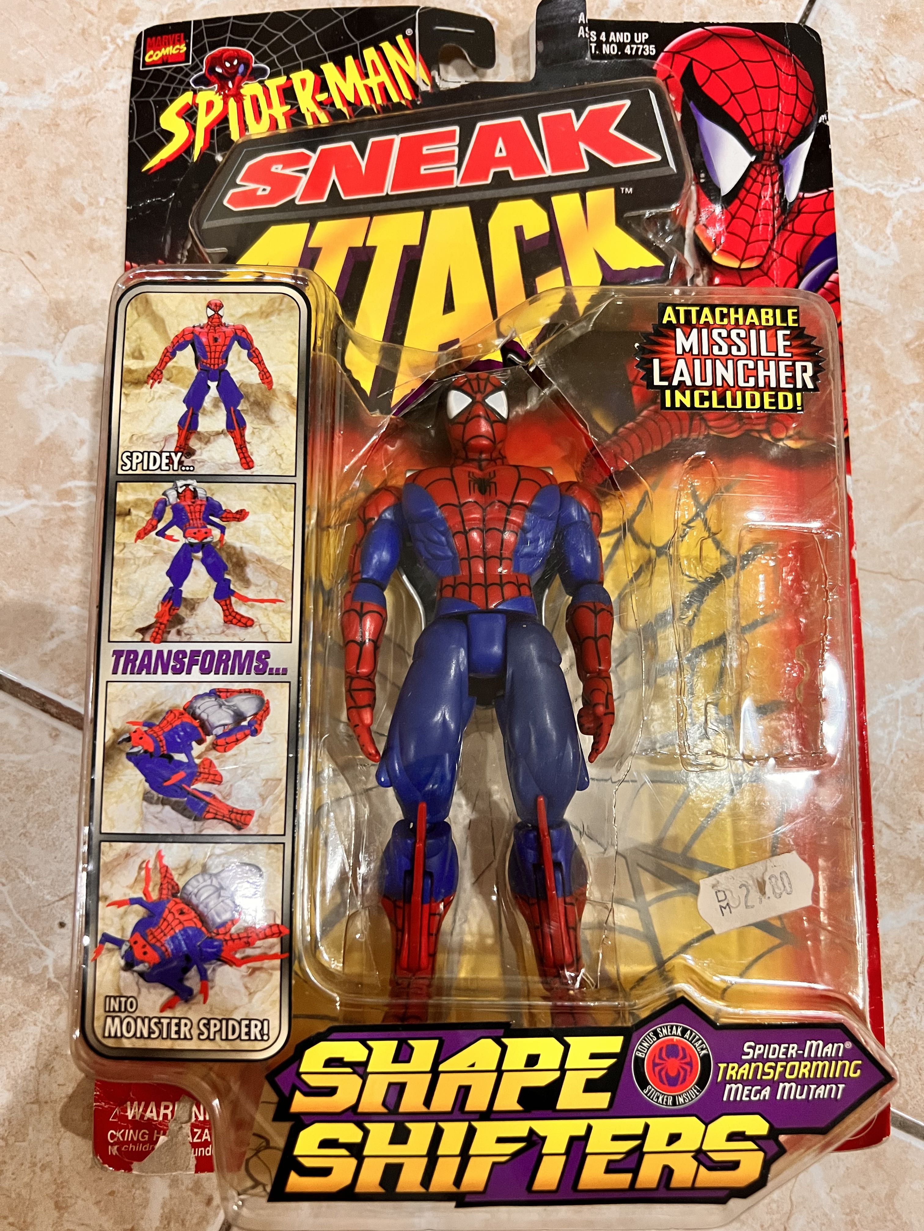 Vintage Spiderman Sneak Attack