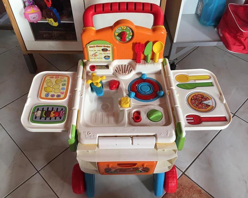 V Tech 2 in 1 Shop and Cook Playset