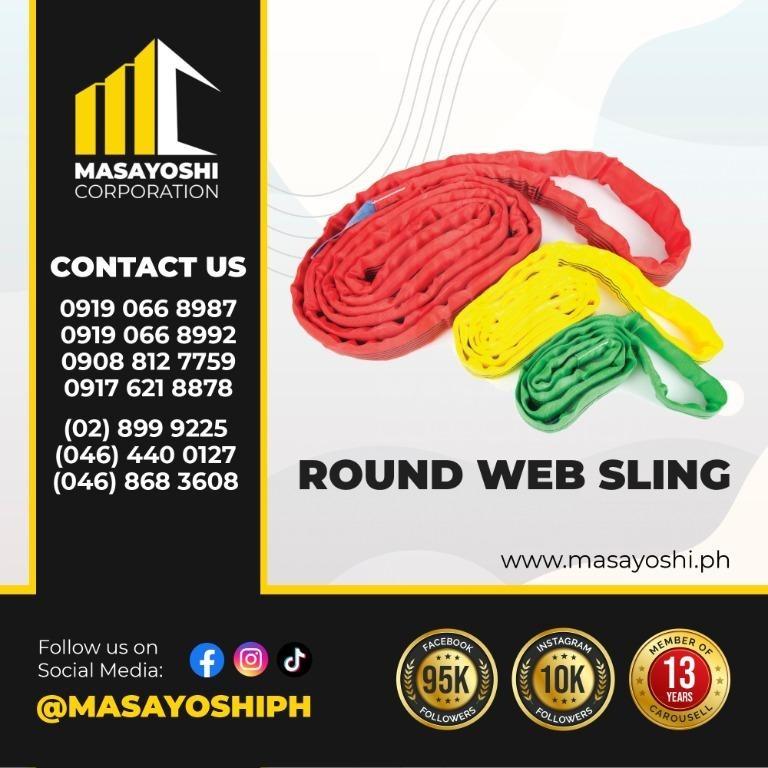 Web Sling Round | Rigging | Lifting | Lifter | Choker | Webbing Sling ...