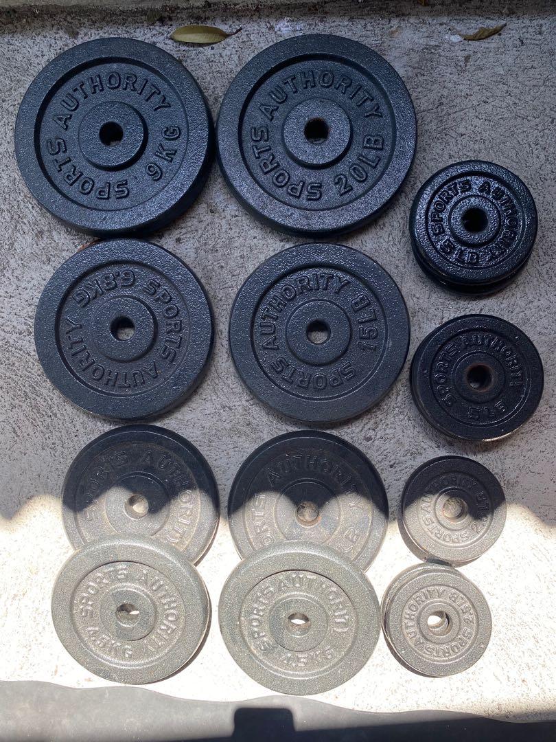 ALL Weights & barbell set, Sports Equipment, Exercise & Fitness