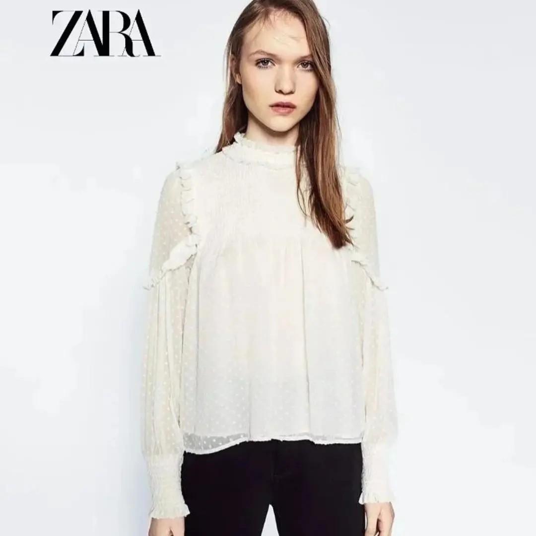 ZARA blouse, Fesyen Wanita, Pakaian 