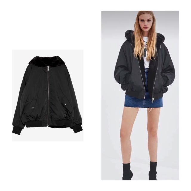 zara reversible jacket women's