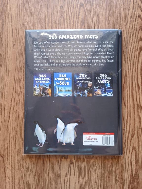 365 Amazing Facts Children's Reference Book (Padded Hardcover
