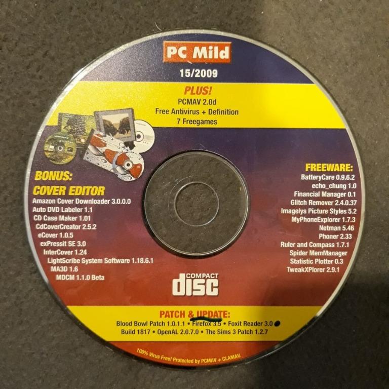 9 CD Kumpulan Freeware Sisipan Tabloid PC Mild 2009-2010 ...