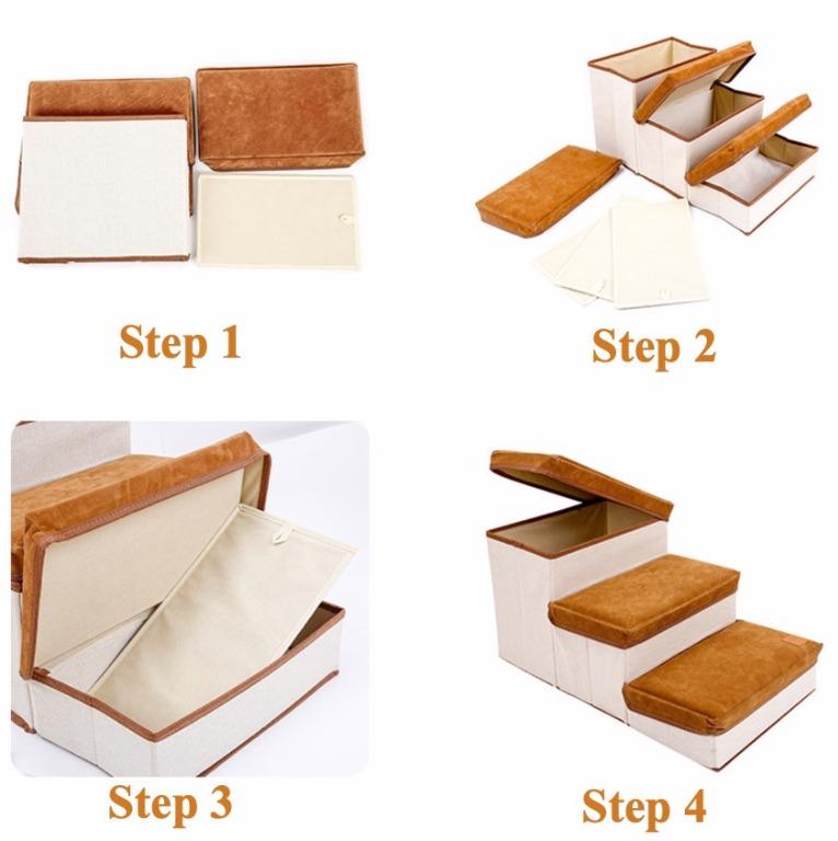 Affordable Pet Stairs Dog Stairs Dog Ramp Foldable Stairs Adjustable