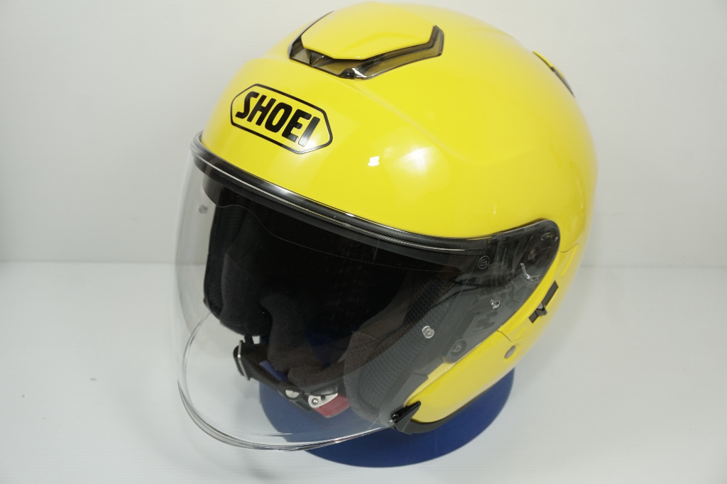 EXTRA LARGE Shoei J Cruise Plain Yellow Auto Accessories