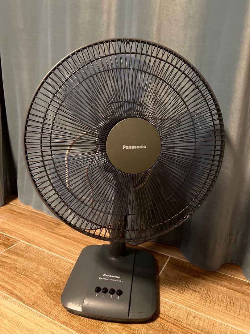 樂聲panasonic F 401ch座檯扇 16吋 藍色 傢俬 家居 燈飾及風扇 風扇 Carousell