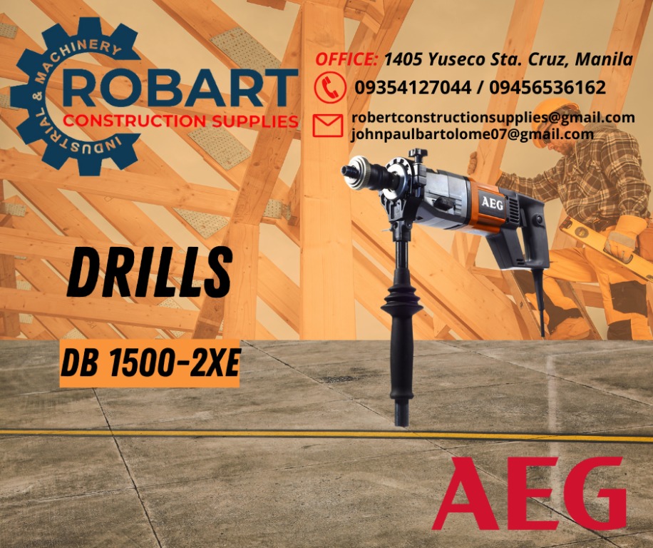 AEG DRILLS (DB 15002XE), Commercial & Industrial, Construction Tools