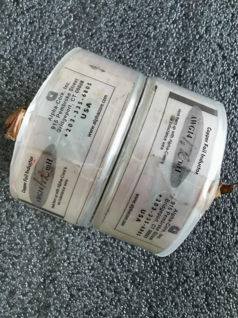 Alpha Core Goertz 1.2mH 14 AWG Copper Foil Inductor, Audio, Portable