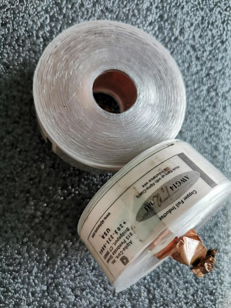 Alpha Core Goertz 1.2mH 14 AWG Copper Foil Inductor, Audio, Portable