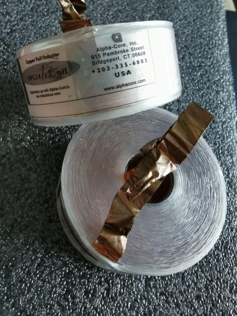 Alpha Core Goertz 1.2mH 14 AWG Copper Foil Inductor, Audio, Portable