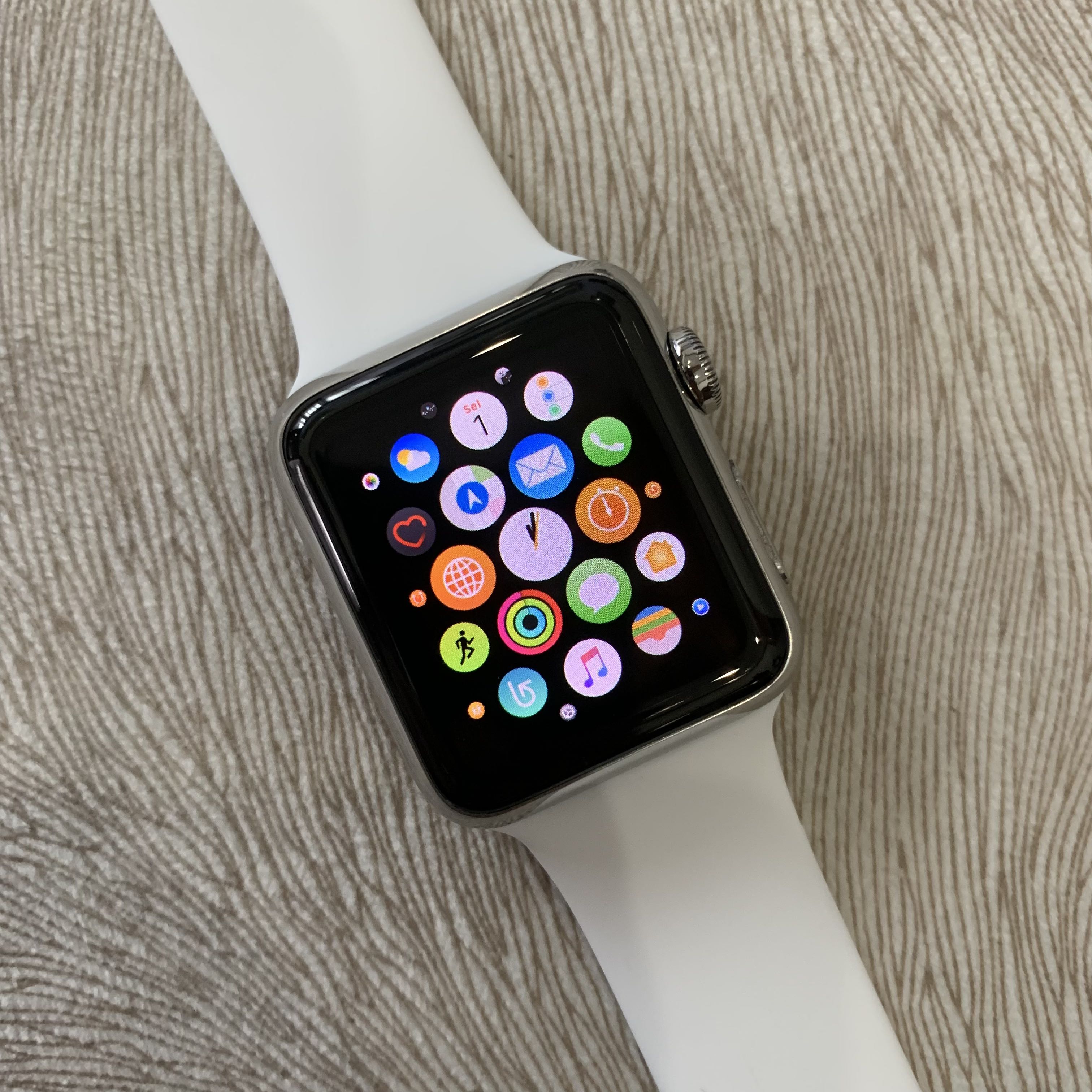 Apple Watch 38mm Case 316L Stainless steel Sapphire Crystal Retina