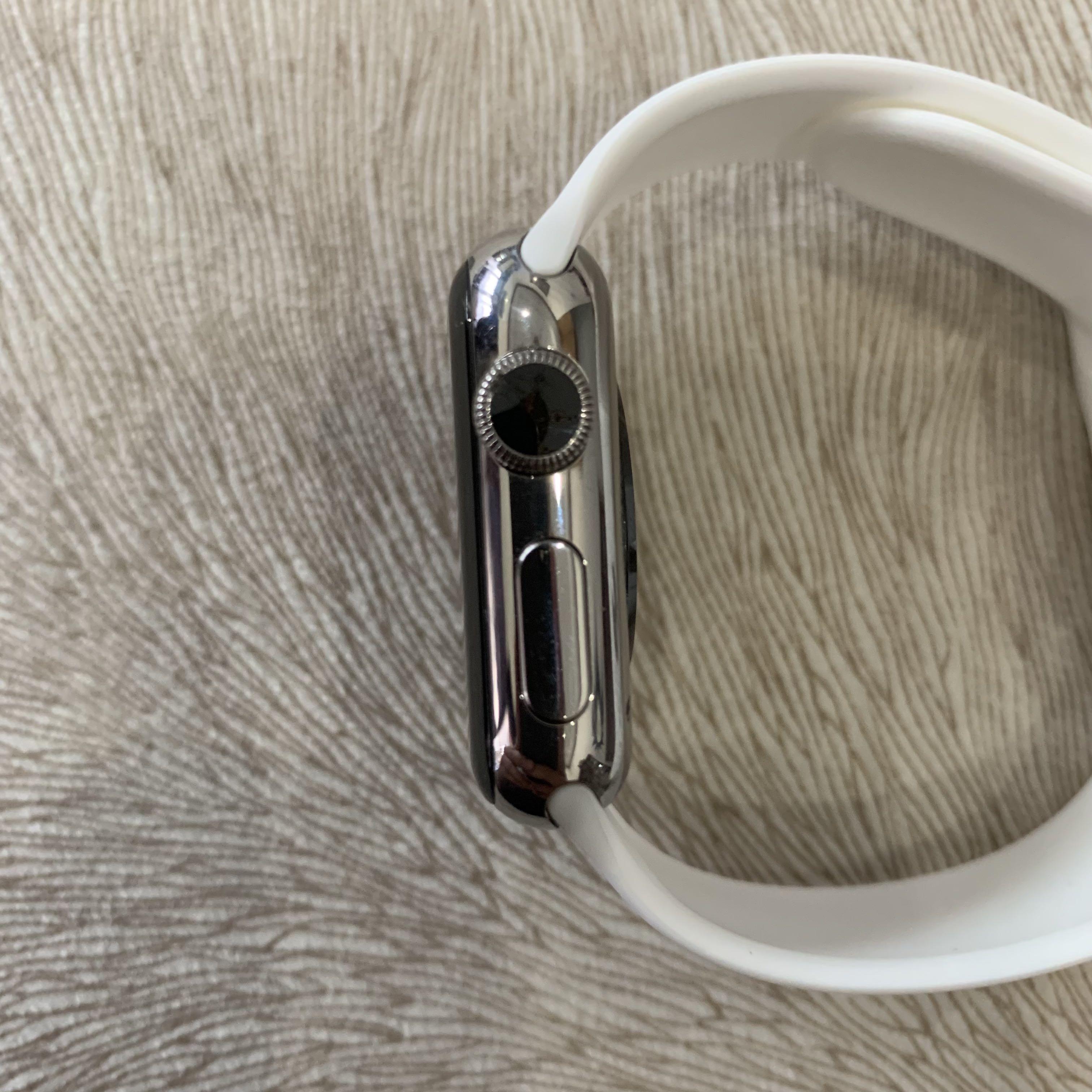 Apple watch 38mm case 316l cheap stainless steel sapphire crystal