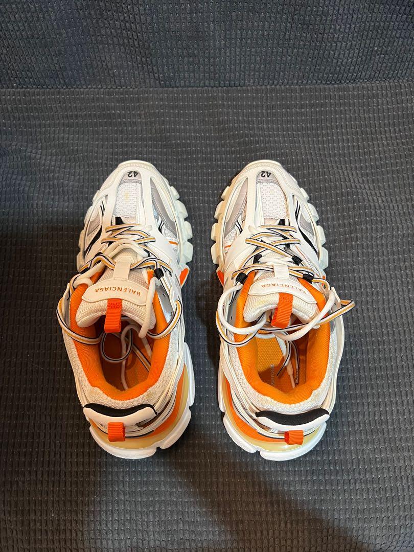 Balenciaga track orange femme sales