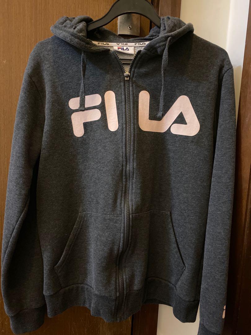 Women's fila zip up online hoodie