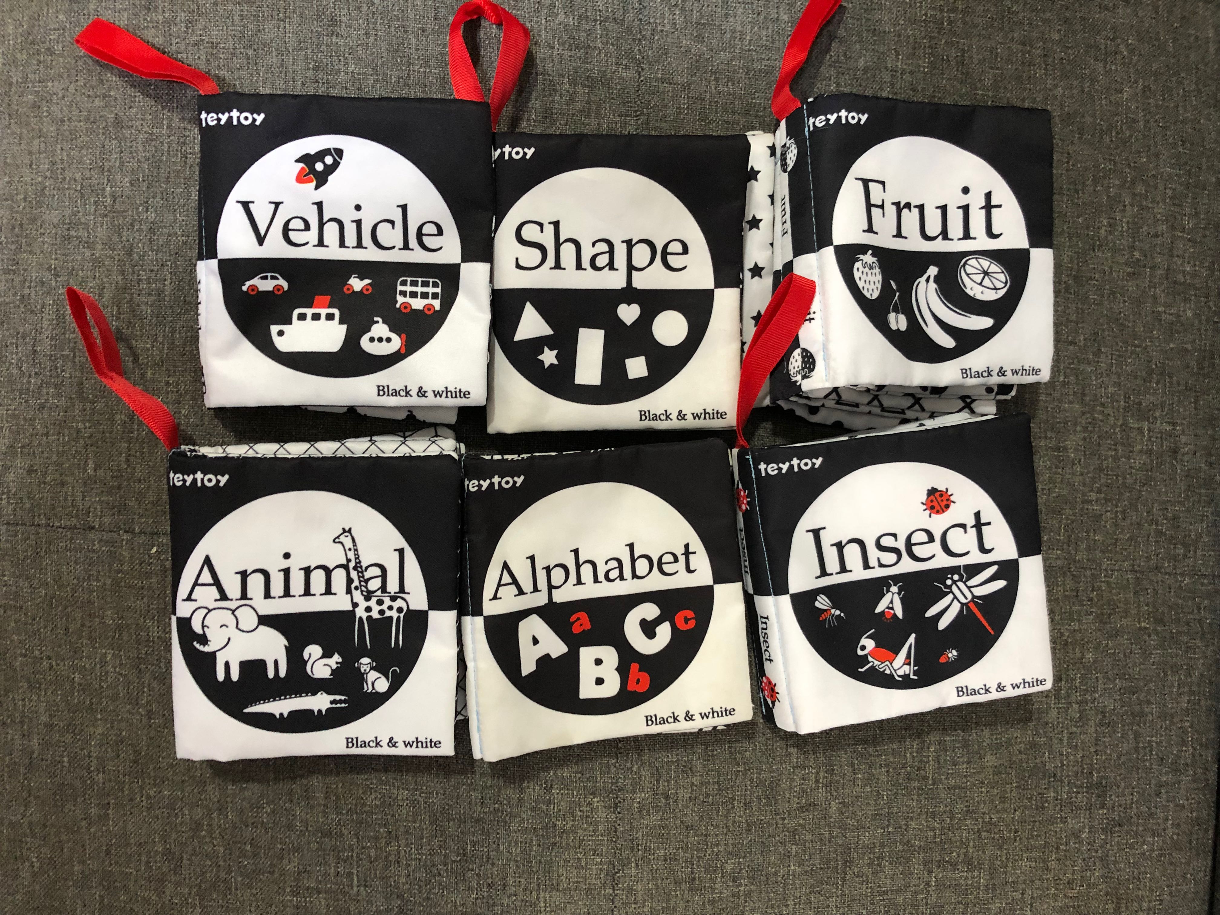 Baby book black and white, Babies & Kids, Toys & Walkers on Carousell