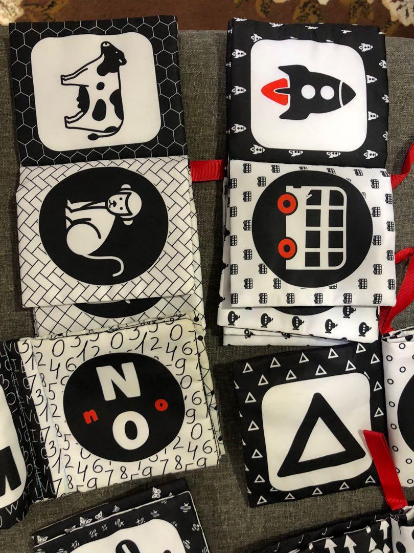 Baby book black and white, Babies & Kids, Toys & Walkers on Carousell