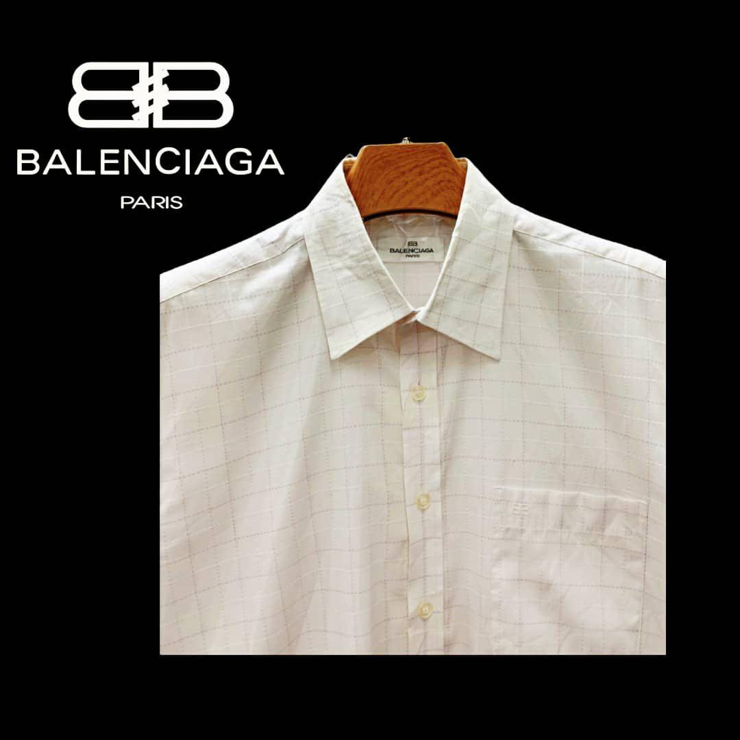 BALENCIAGA PARIS Men's Button Up Shirts, Men's Fashion, Tops & Sets, & Polo Shirts on Carousell