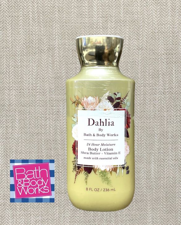 BATH & BODY WORKS DAHLIA 24 Hour Moisture Body Lotion 8 fl oz / 236 ml
