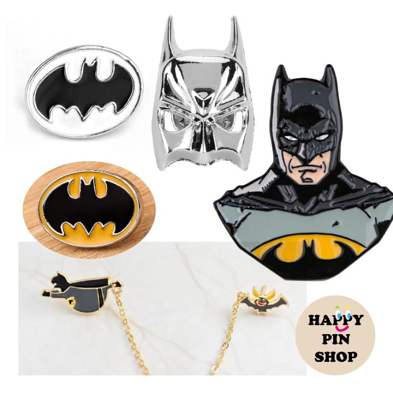 Batman Pins! Enamel Pin, 3D Pin, Chain Pin (DC Superhero), Hobbies & Toys,  Memorabilia & Collectibles, Fan Merchandise on Carousell