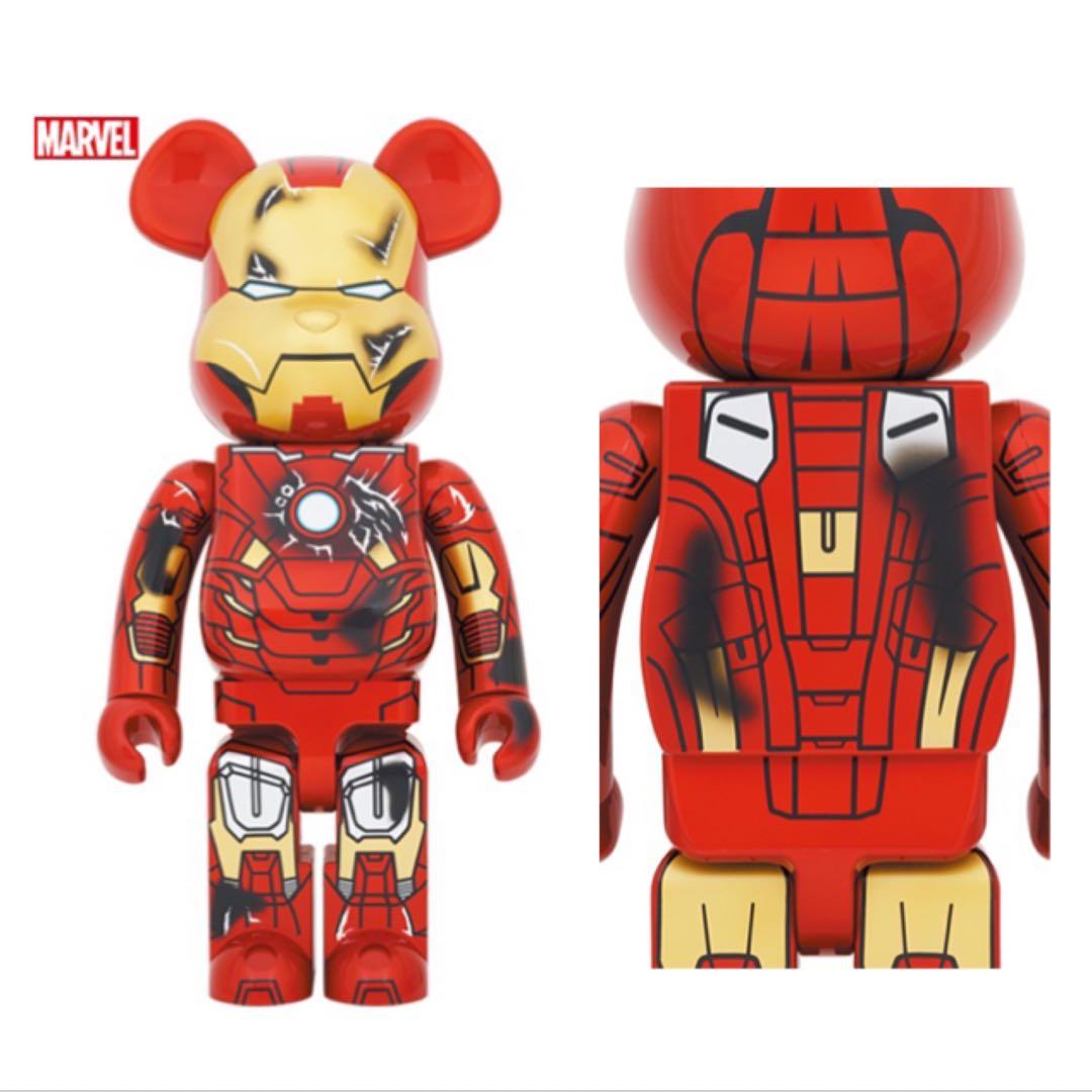 預訂日本現貨BEARBRICK IRON MAN MARK VII DAMAGE Ver. 400％ (3月到貨