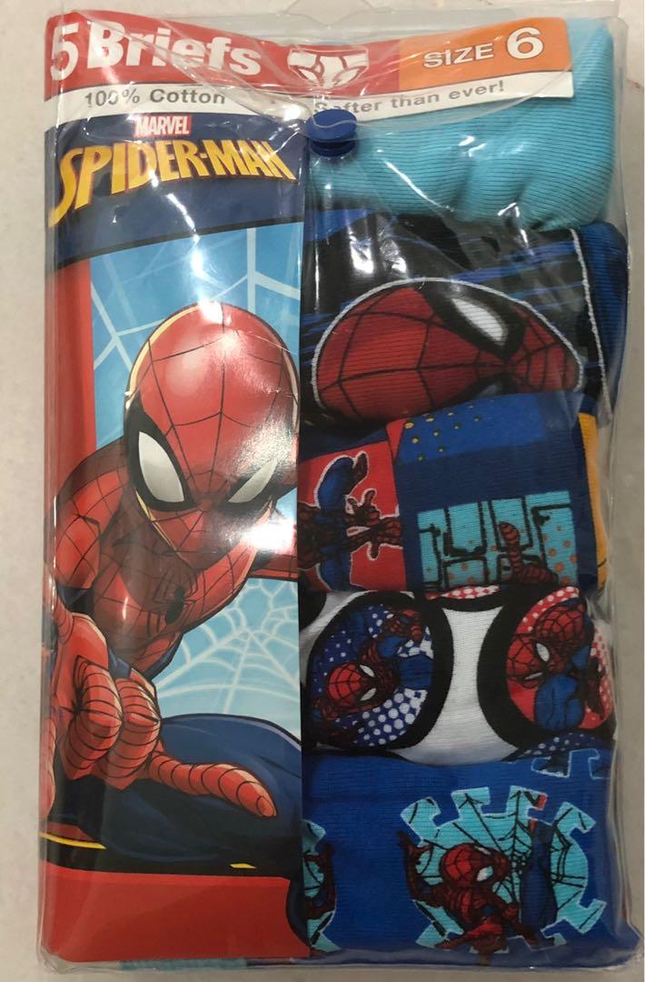 Handcraft Marvel Spiderman Boys 7 Briefs Underwear Size 2T 3T Toddler Fast  Ship