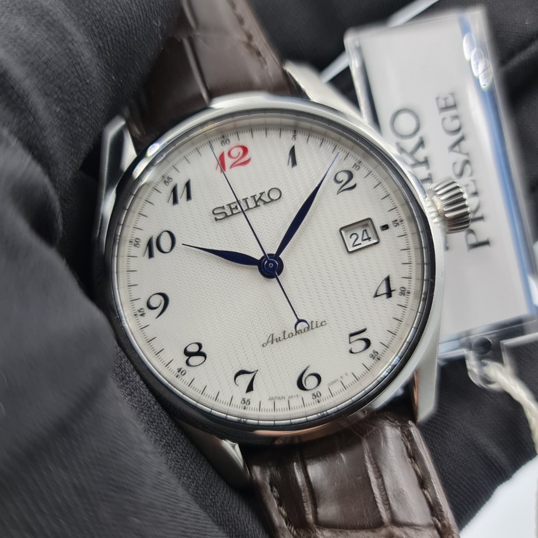 Brand New Seiko Presage Automatic Textured White Dial SARX041 SPB039  SPB039J SPB039J1, Men's Fashion, Watches & Accessories, Watches on Carousell