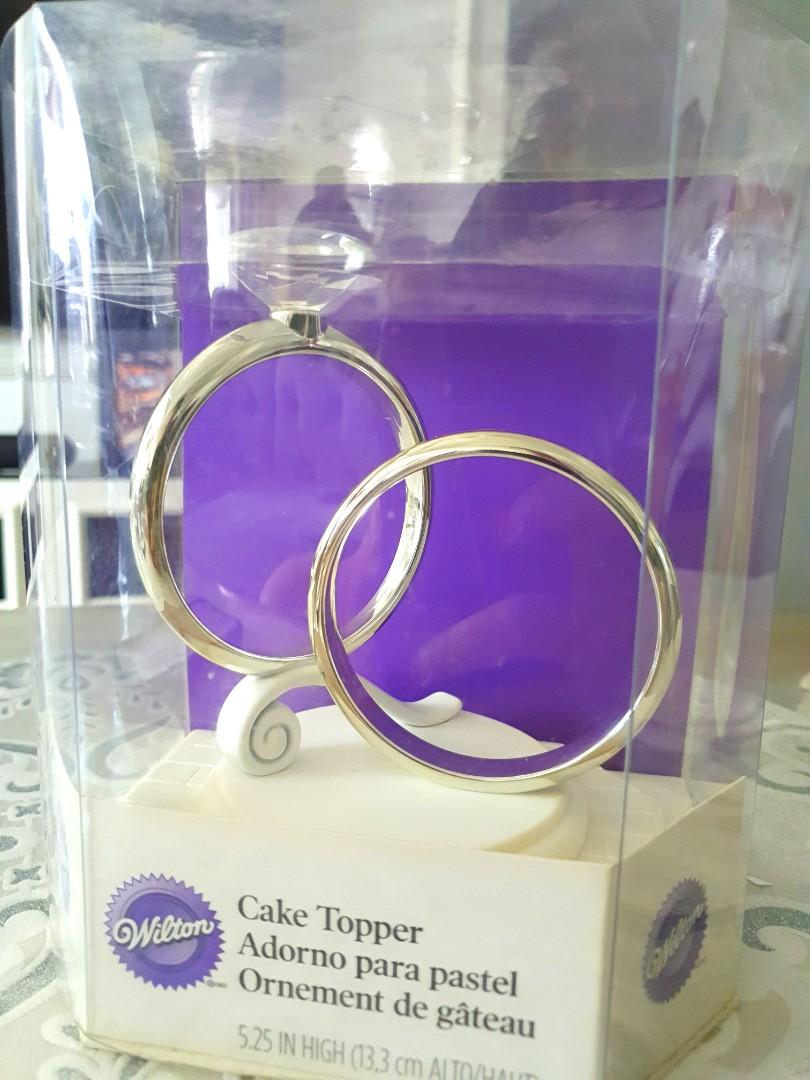 Brand new wedding ring cake topper, Food & Drinks, Homemade Bakes on ...