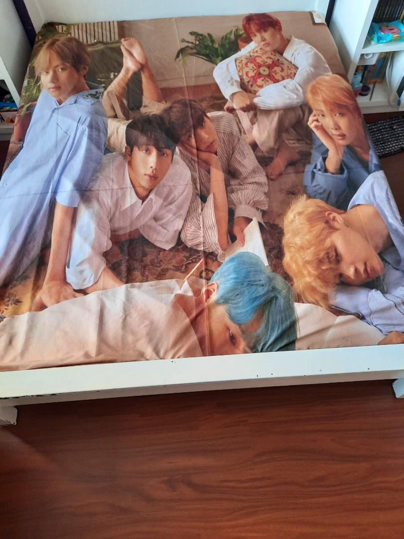 BTS blanket, bed cover or bed sheet RM Jin Suga Jhope Jimin V Jungkook