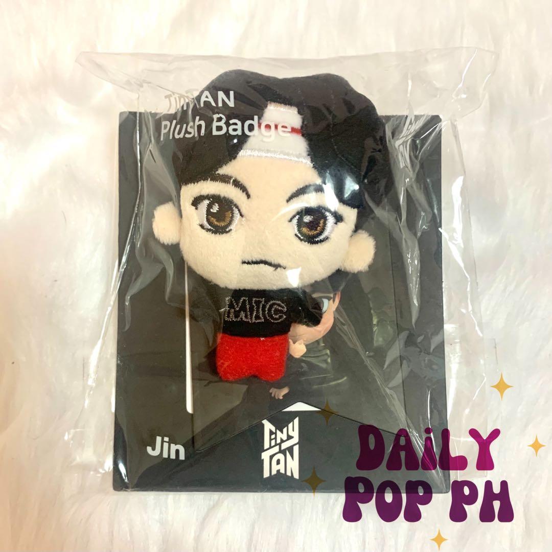 BTS TinyTan Plush Badge (Jin), Hobbies & Toys, Memorabilia