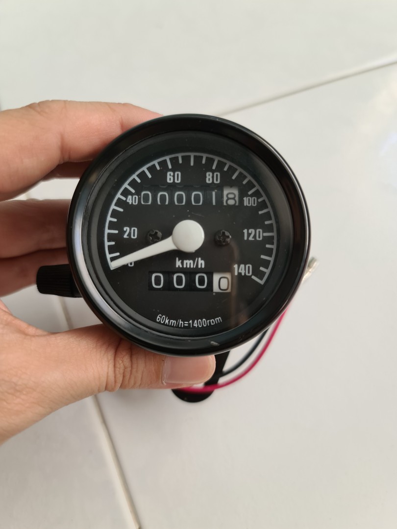 Cafe Racer Speedometer, Motorcycles, Motorcycle Accessories on Carousell