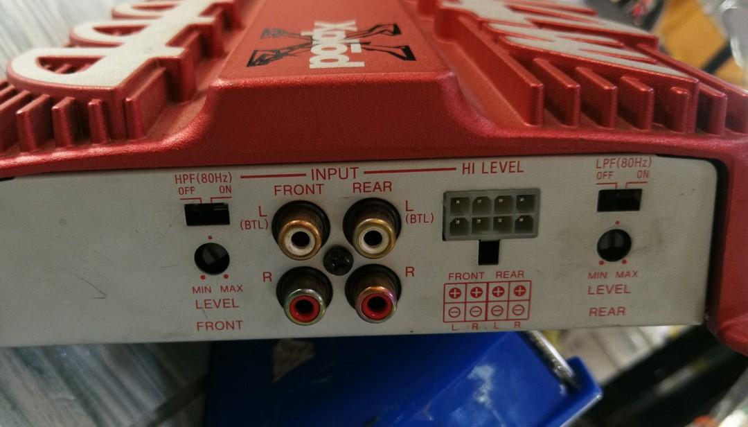 Car Amplifier Sony Xplod, Auto Accessories on Carousell