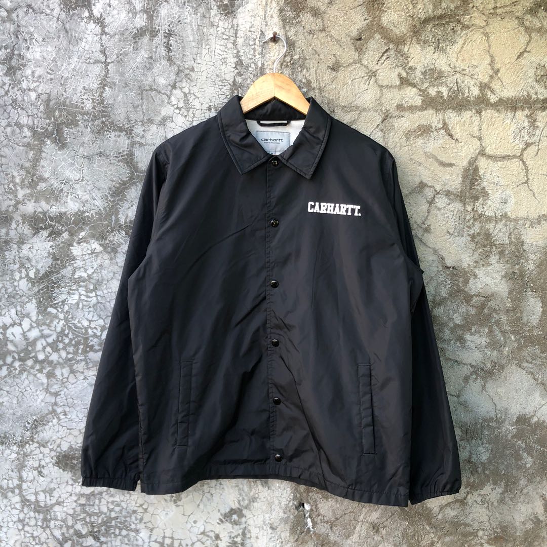 Carhartt american script coach jacket hotsell