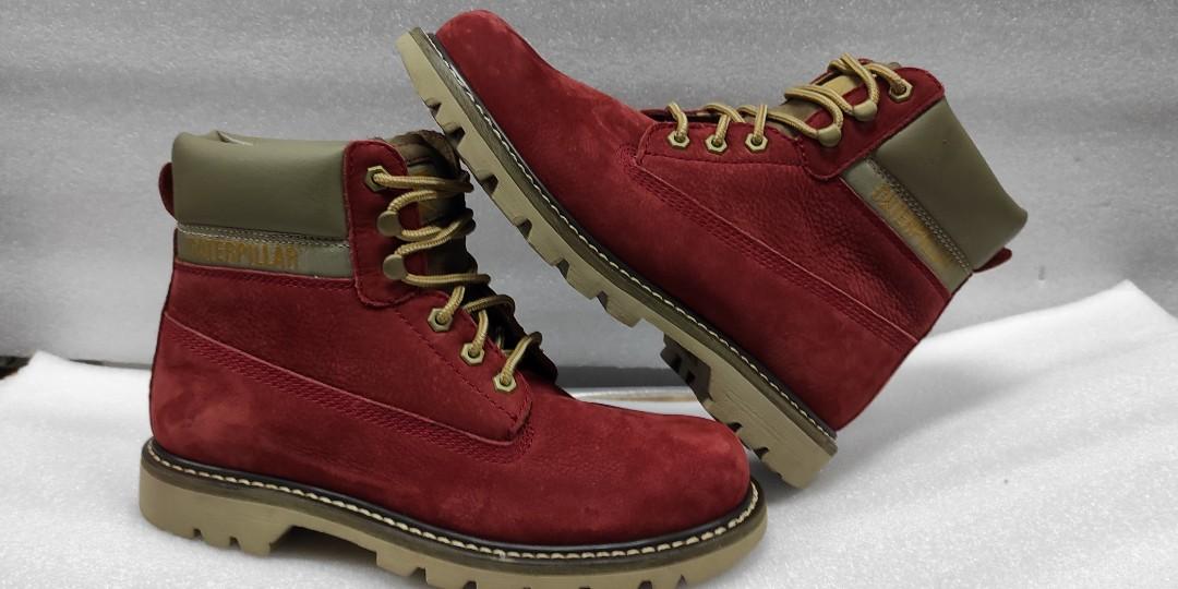 CAT Caterpillar Casual Work Boots Timberland Martens Red Wings