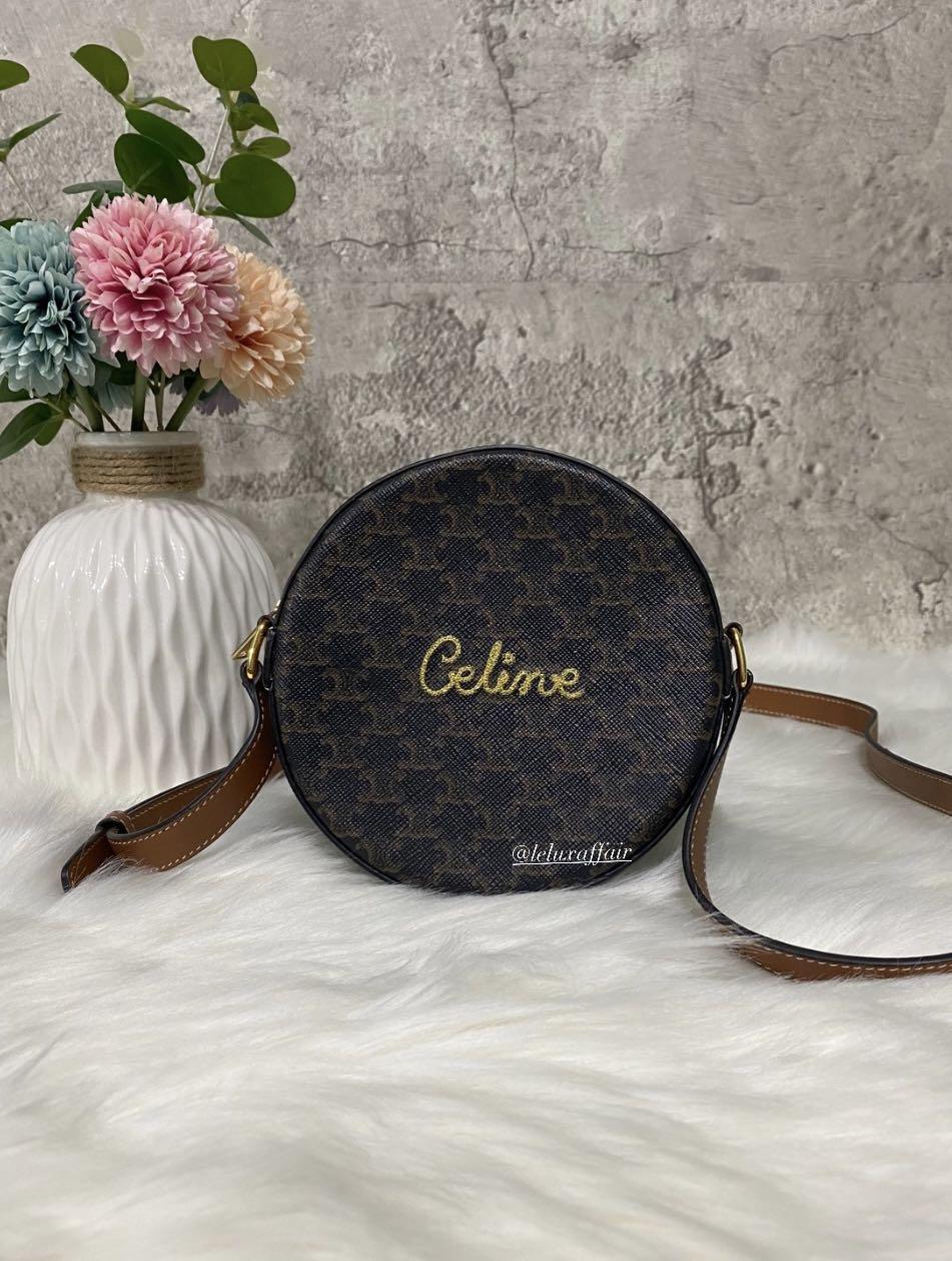 Celine 2021 Valentines Day Round Bag Luxury Bags Wallets on Carousell