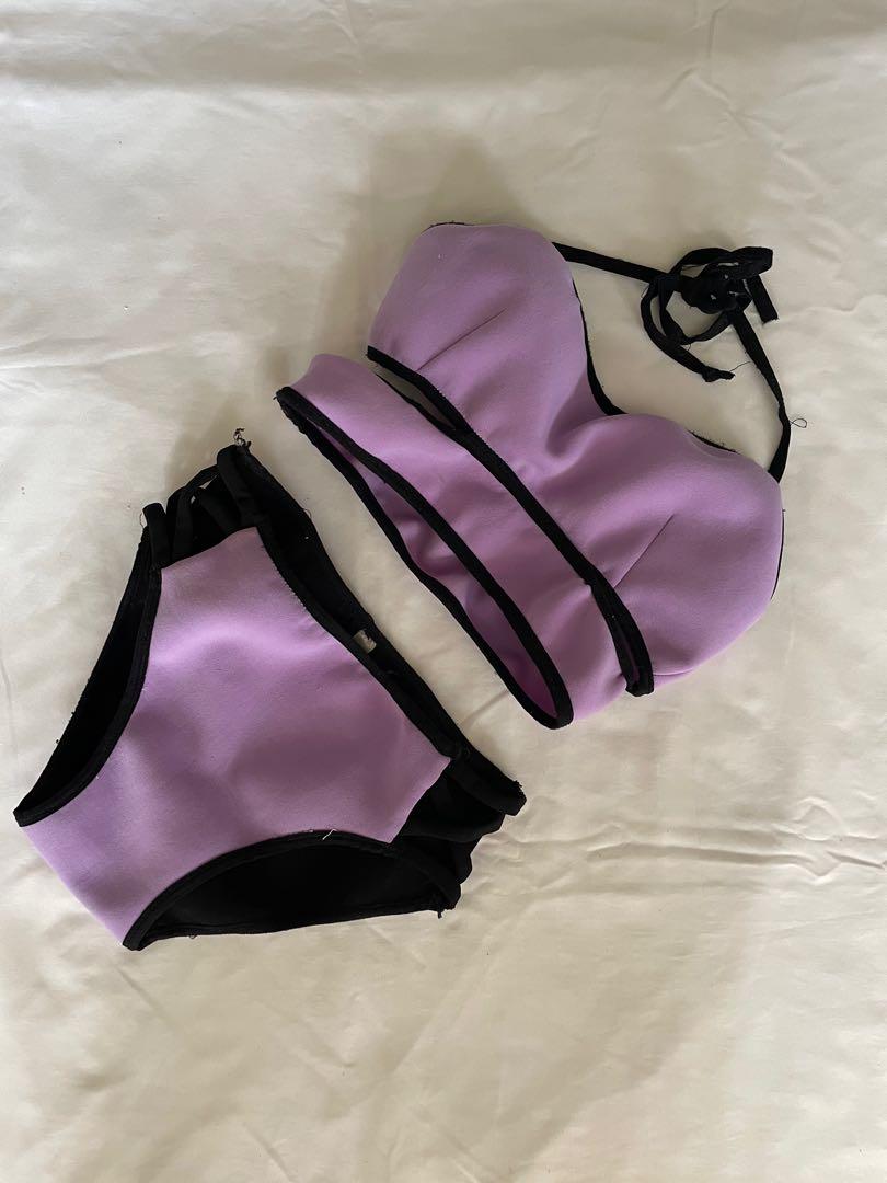 cesaph neoprene triangle bikini set (Category: Bikinis & Swimsuits) located in Batangas. Submitted by v.ukay (Listing ID 1146368831, Image 2). Description: ♡ S ♡ bought for 1.3k ♡ super high quality! *increment of Php 10 for shopee checkout.