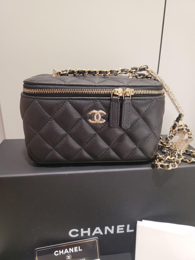 Chanel Small Vanity with Chain, Women's Fashion, Bags & Wallets