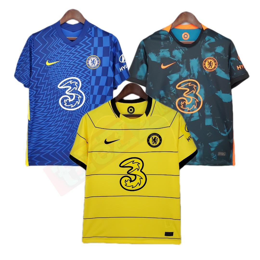 Chelsea Home Away & Third kit 21-22 Football Jersey Soccer Jersey men  t-shirt