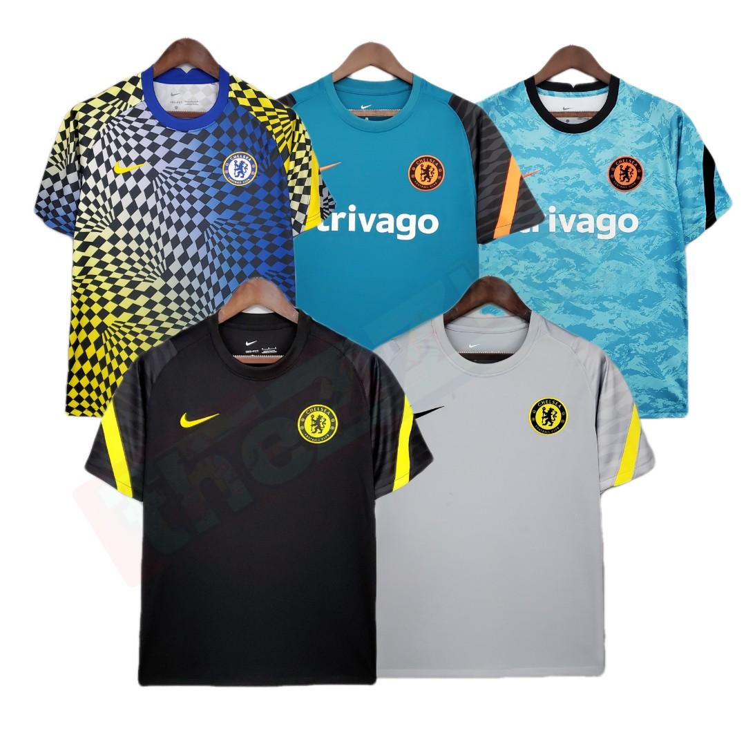 Chelsea Training kit 21 22 Pre match Football Jersey Soccer Jersey