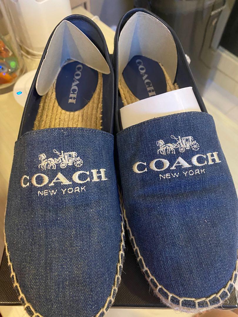 Coach on sale denim espadrilles