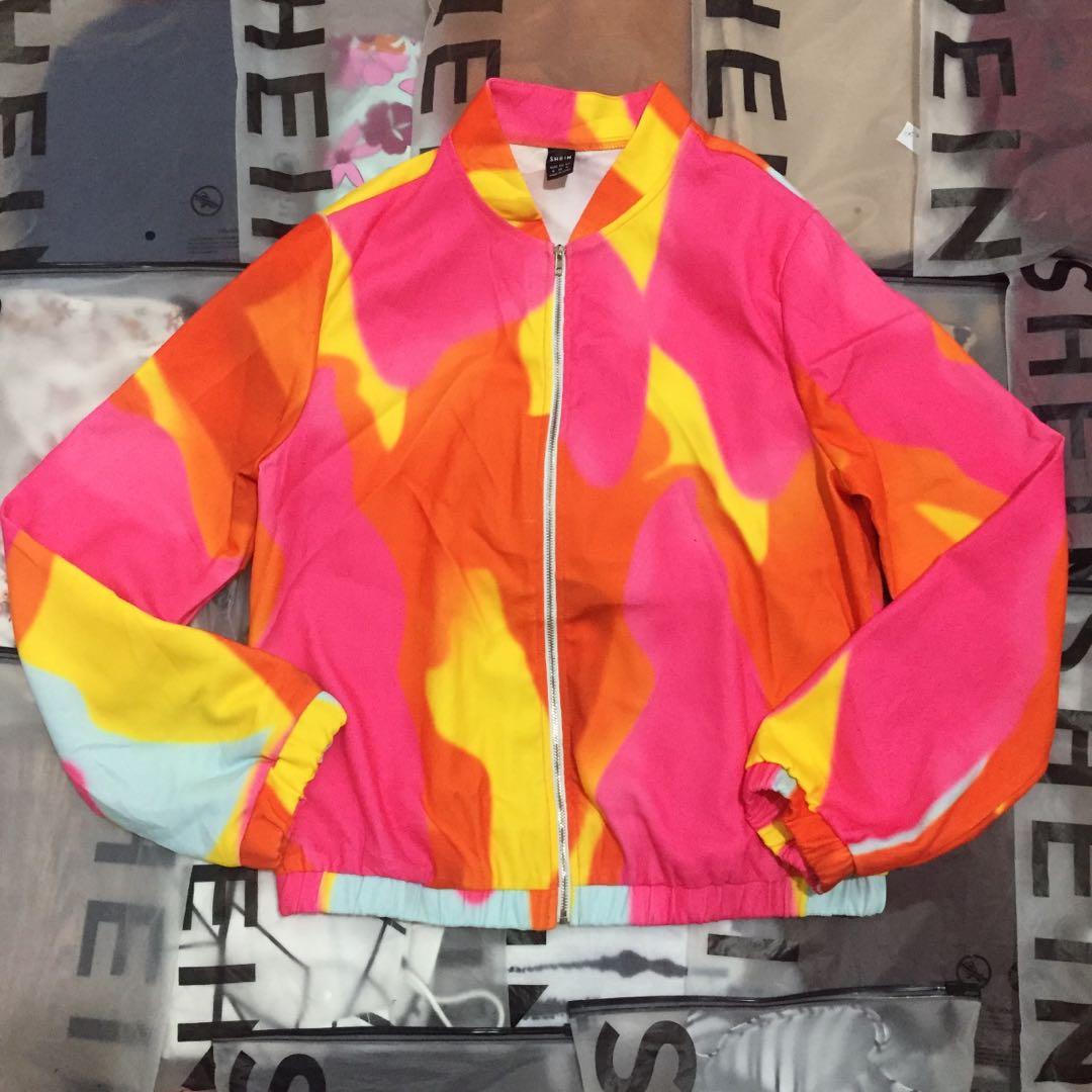 Colorful Jacket, Women's Fashion, Coats, Jackets and Outerwear on Carousell