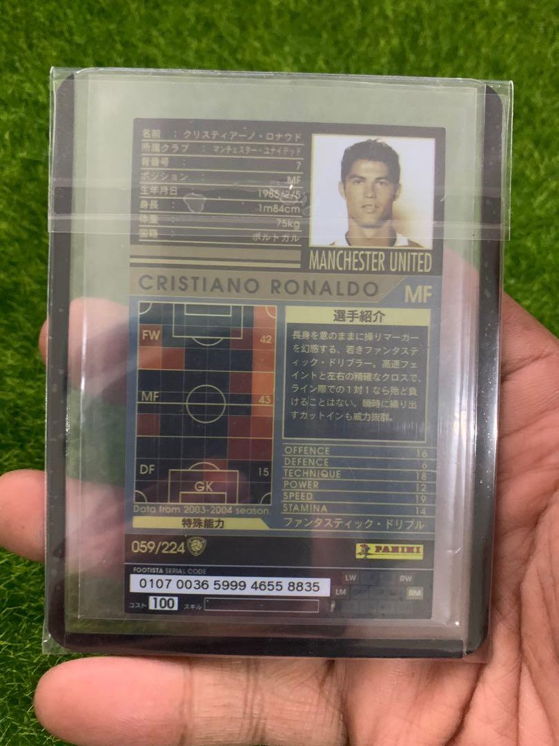 Cristiano Ronaldo Wccf Mu Debut 04 Toys Games Board Games Cards On Carousell
