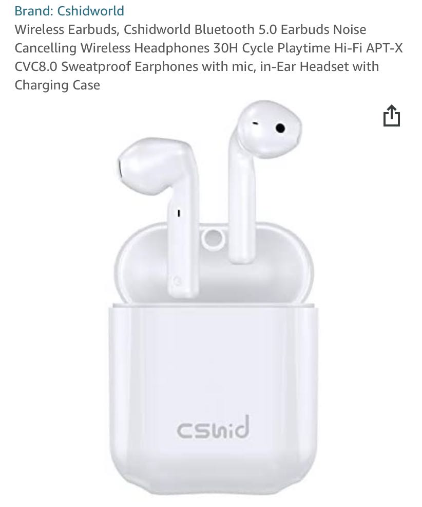 Cshid wireless earbuds Audio Earphones on Carousell