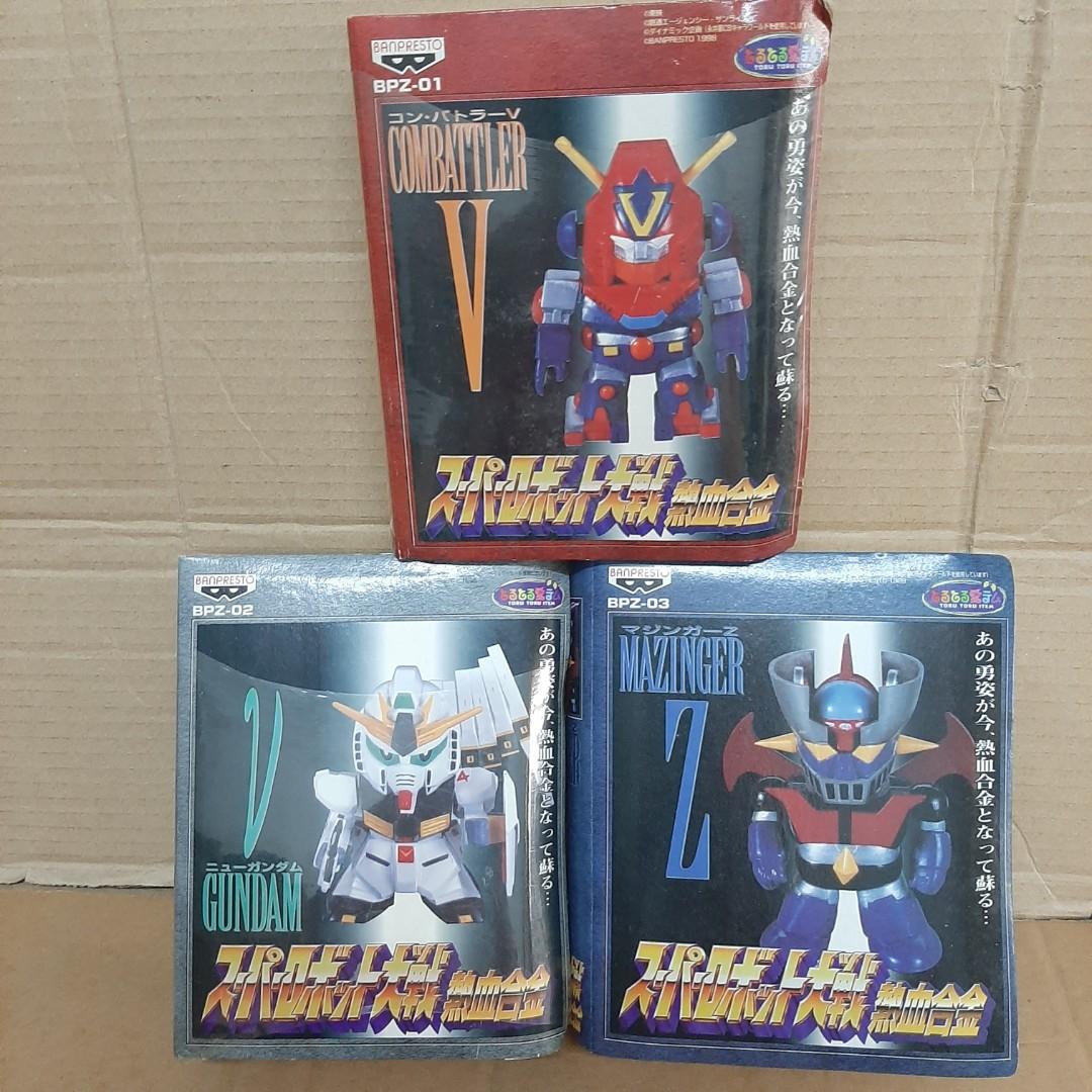 Daitarn 3 Great Mazinger REIDEEN Nu Gundam Combattler Mazinger Z GETTER ROBO Go SHOGUN GUNBUSTER CHOGOKIN SUPER ROBOT WARS Diecast Figure 熱血合金 Banpresto Bandai (Category: Toys & Games) located in Singapore. Submitted by kittyleekityin (Listing ID 1146508191, Image 2). Description: Vintage items 2.5" DIECAST Individual @ $28 each Nu Gundam Combattler Mazinger Z Daitarn 3 Great Mazinger GETTER ROBO ~ All Brand New in Sealed Box ~ Seller is not resp