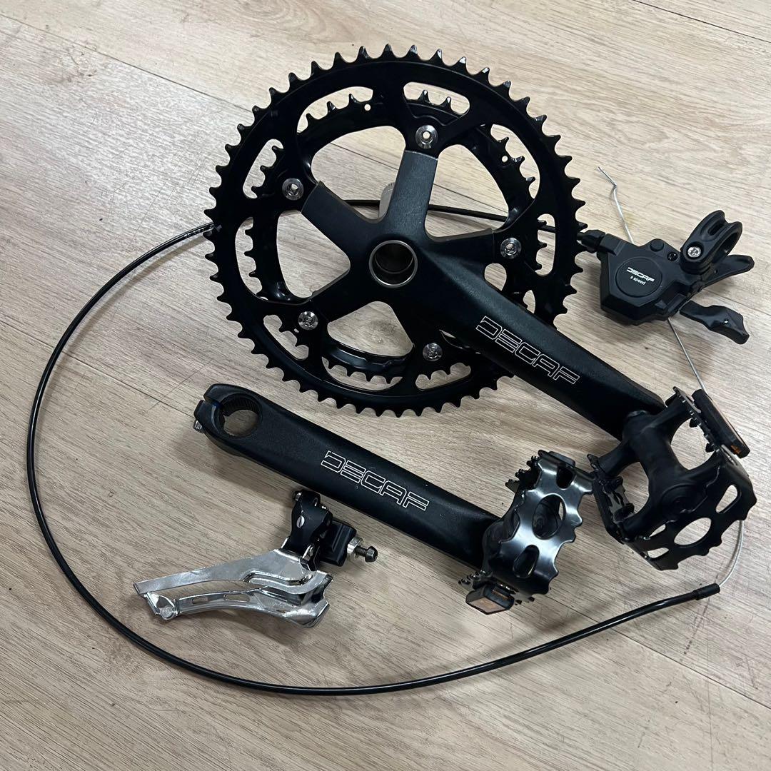 3 speed shifter on 2 speed crank best sale