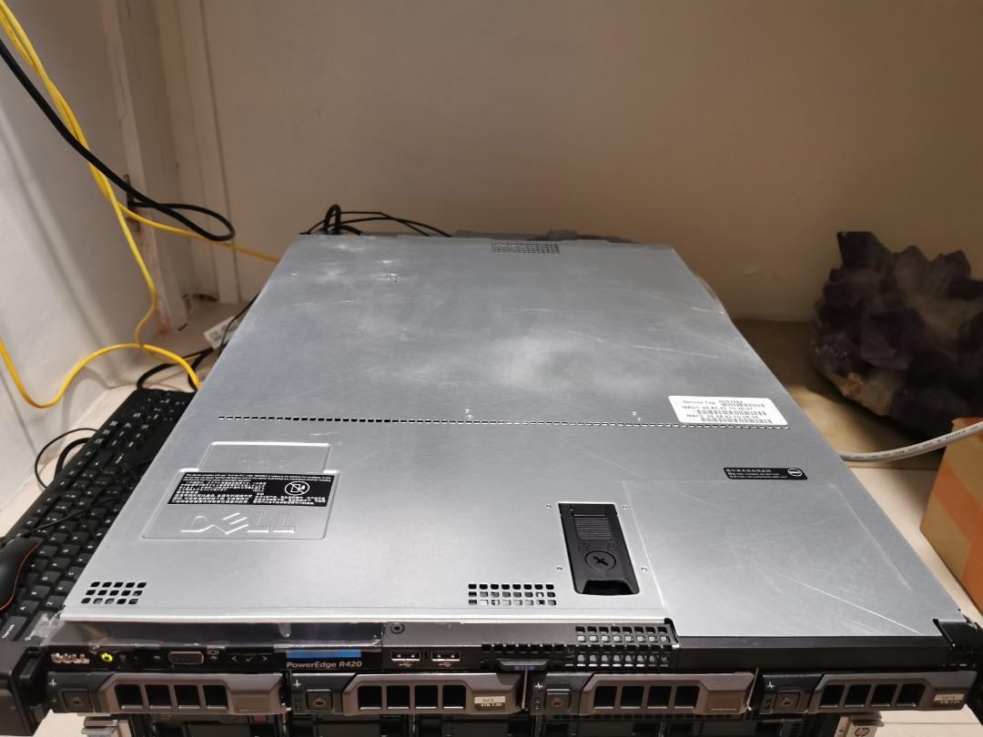 Dell R420 20-core 64gb 1U NAS server supports 18tb hdd (Low noise ...