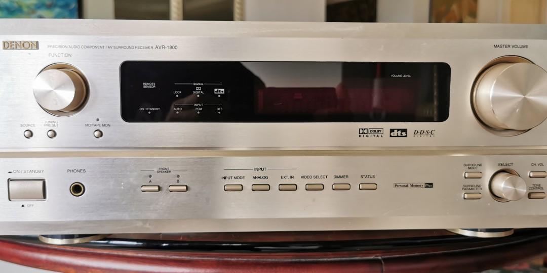 Denon AVR home theatre amplifier, Audio, Soundbars, Speakers