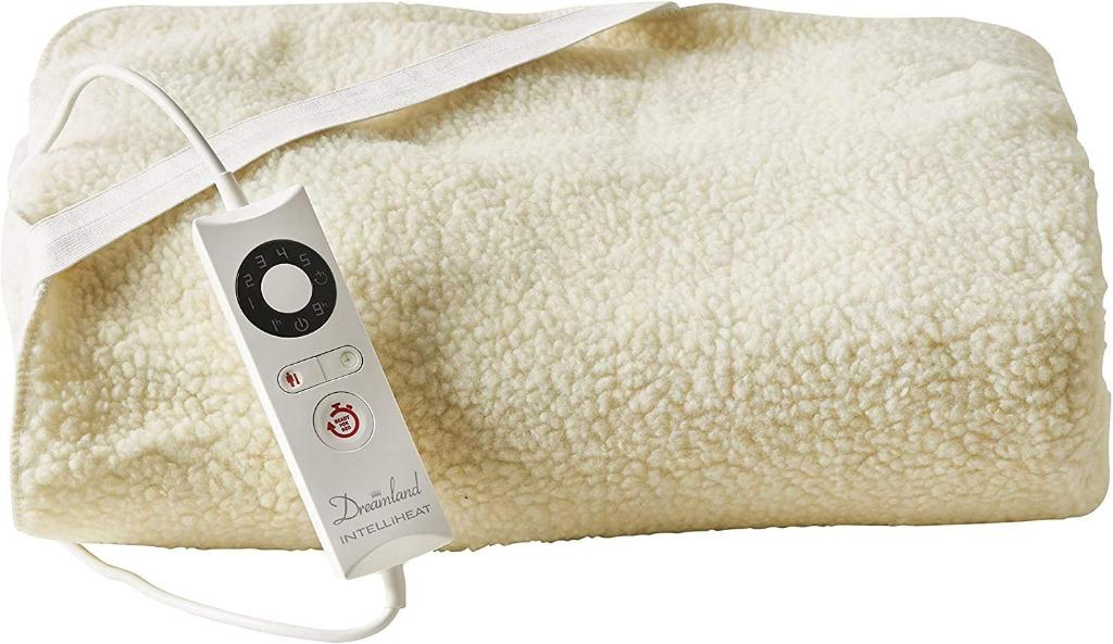 Dreamland Intelliheat fast heat up premium soft fleece electric underblanket single, electric