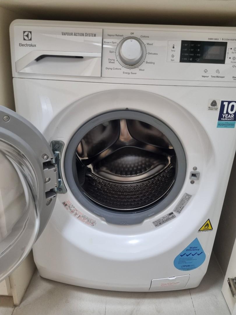 Electrolux Washer Dryer EWW12853, TV & Home Appliances, Washing