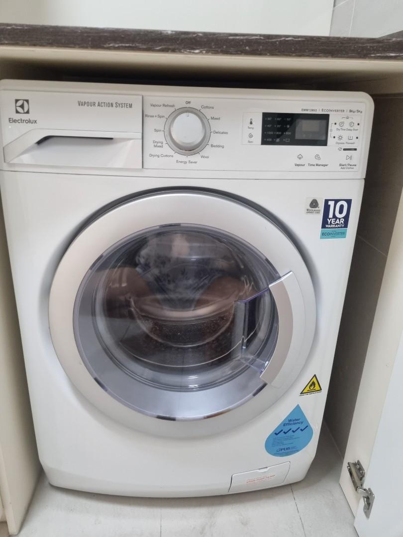 Electrolux Washer Dryer EWW12853, TV & Home Appliances, Washing